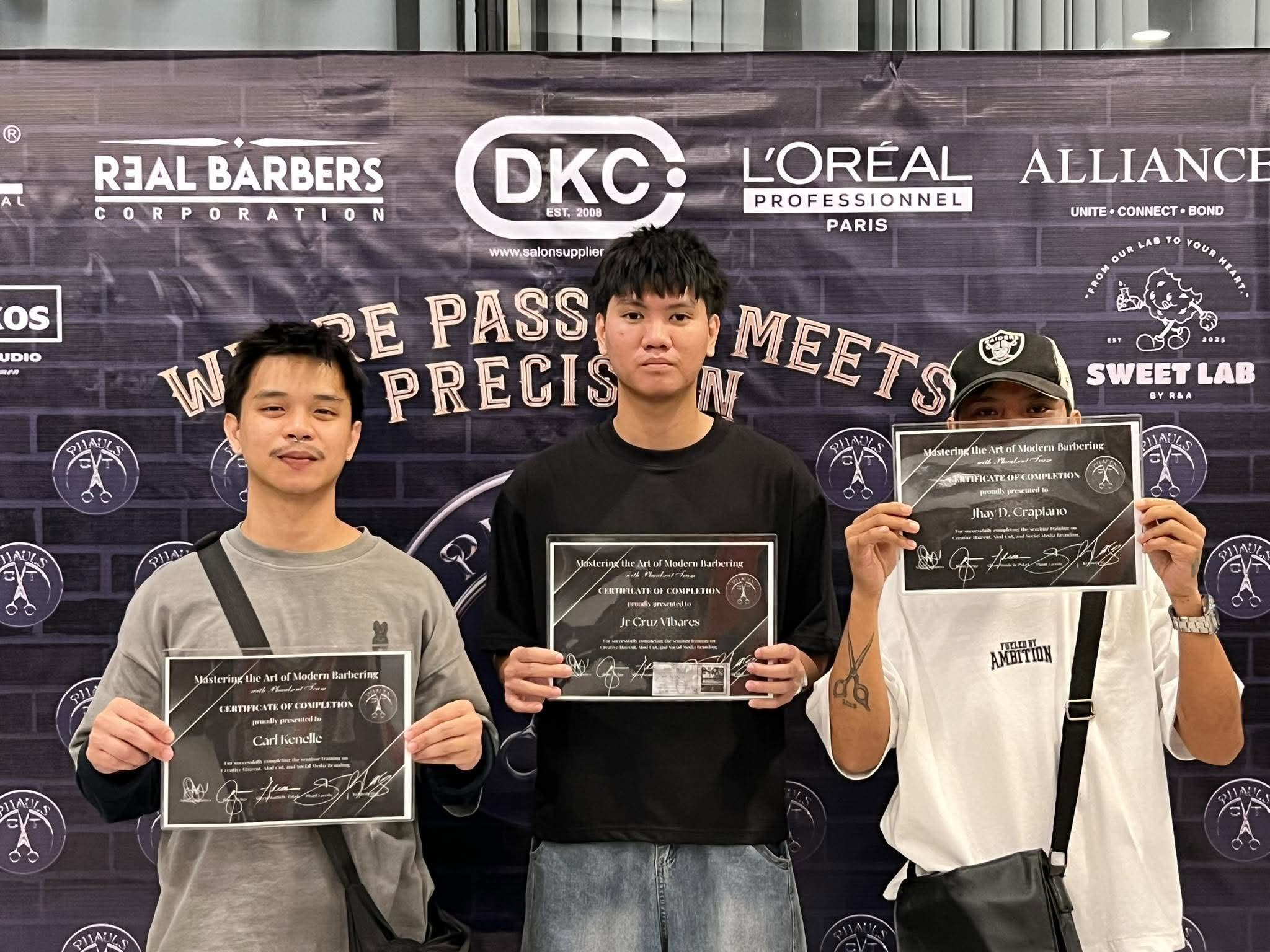 GET FADES barbers with their achievement