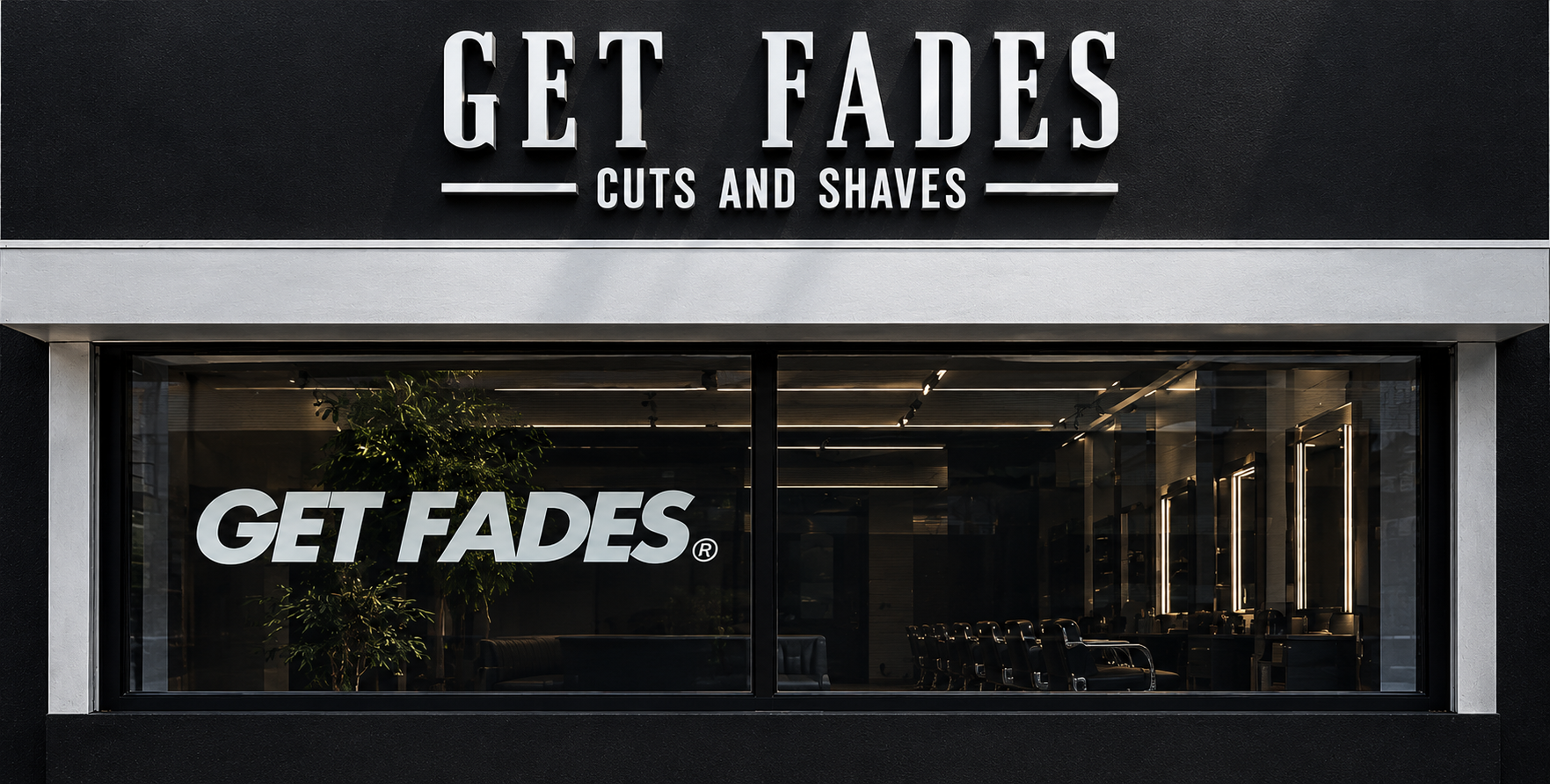 GET FADES barbershop storefront